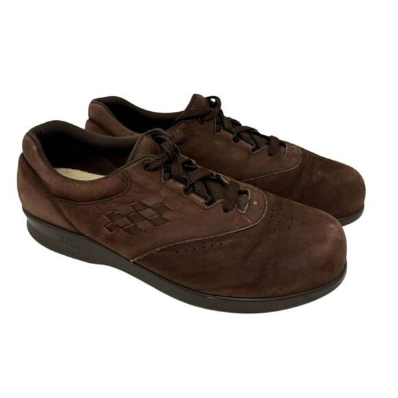 SAS‎ Free Time Women's 8 M Brown Suede Comfort Walking Shoe Tripad Sneaker - Picture 1 of 16